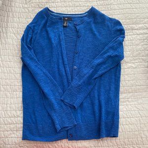 GAP XS Royal Blue Cardigan